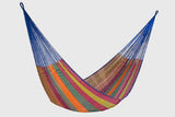 darrahopens Home & Garden > Hammocks Mayan Legacy Single Size Cotton Mexican Hammock in Mexicana Colour