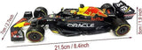 Darrahopens Home & Garden > Hobbies 2022 F1 Drivers World Champion Max Verstappen Oracle Red Bull Honda Racing RB18 Limited Edition Winner Abu Dhabi Grand Prix Bburago Diecast Car Model with Driver Helmet, Acrylic Display Case & Car Base 1:24 Scale Size