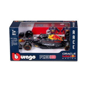 Darrahopens Home & Garden > Hobbies 2022 F1 World Champion Max Verstappen Oracle Red Bull Honda Racing RB18 Bburago Diecast Car Model 1:43 Scale Size