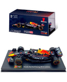 Darrahopens Home & Garden > Hobbies 2022 F1 World Champion Max Verstappen Oracle Red Bull Honda Racing RB18 Bburago Diecast Car Model with Driver Helmet, Acrylic Display Case & Car Base 1:43 Scale Size