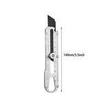 Darrahopens Home & Garden > Hobbies > Arts & Crafts 1 Set Multifunctional Stainless Steel Utility Knife Wallpaper Edge Cutting Tool