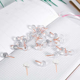 Darrahopens Home & Garden > Hobbies > Arts & Crafts 100 pcs Transparent Push Pins Cork Board Pins World Decorative Push Pins Travel Sewing Pin Wall Pins For Maps Post-It