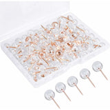 Darrahopens Home & Garden > Hobbies > Arts & Crafts 100 pcs Transparent Push Pins Cork Board Pins World Decorative Push Pins Travel Sewing Pin Wall Pins For Maps Post-It