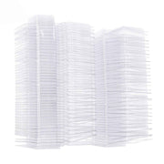 Darrahopens Home & Garden > Hobbies > Arts & Crafts 100PCS Wax Melt Molds Calmshell PET Separate Transparent Hanging Hole Empty Wax Melt Container for DIY Candles Chocolate Rectangle In Australia - Darrahopens