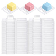 Darrahopens Home & Garden > Hobbies > Arts & Crafts 100PCS Wax Melt Molds Calmshell PET Separate Transparent Hanging Hole Empty Wax Melt Container for DIY Candles Chocolate Rectangle In Australia - Darrahopens