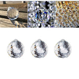 Darrahopens Home & Garden > Hobbies > Arts & Crafts 12Pcs 30mm Suncatcher Chandelier Clear Glass Prism Crystal Ball Pendant Set