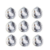 Darrahopens Home & Garden > Hobbies > Arts & Crafts 12Pcs 30mm Suncatcher Chandelier Clear Glass Prism Crystal Ball Pendant Set