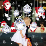 Darrahopens Home & Garden > Hobbies > Arts & Crafts 12Pcs 30mm Suncatcher Chandelier Clear Glass Prism Crystal Ball Pendant Set