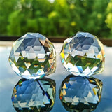 Darrahopens Home & Garden > Hobbies > Arts & Crafts 12Pcs 30mm Suncatcher Chandelier Clear Glass Prism Crystal Ball Pendant Set