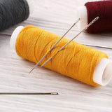 Darrahopens Home & Garden > Hobbies > Arts & Crafts 12PCS Easy Self Threading Hand Sewing Needles Assorted Sizes for DIY Stitching