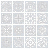 Darrahopens Home & Garden > Hobbies > Arts & Crafts 16 Pack Mandala Painting Stencils Drawing Dot Templates For Floor Wall DIY Decor