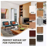 21 Pack Furniture Touch Up Pens, Felt Marker Repair Kit for Stains, Scratches, Wood Floors and Tables