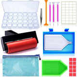 Darrahopens Home & Garden > Hobbies > Arts & Crafts 22 Piece 5D Diamond Painting Tools Box Diamond Accessories Diy Art Craft Pen Set