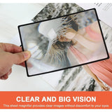 Darrahopens Home & Garden > Hobbies > Arts & Crafts 3X Magnifying Glass Fresnel Sheet 3 Pieces 300% Magnification 4.70 inches Compatible with Various Brands