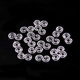 Darrahopens Home & Garden > Hobbies > Arts & Crafts 4800 LOOM BANDS Rubber Refill Kit DIY Magical Bracelet 192 S Clips 16 Hooks BULK - Plain Hot Pink
