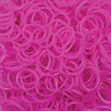 Darrahopens Home & Garden > Hobbies > Arts & Crafts 4800 LOOM BANDS Rubber Refill Kit DIY Magical Bracelet 192 S Clips 16 Hooks BULK - Plain Hot Pink