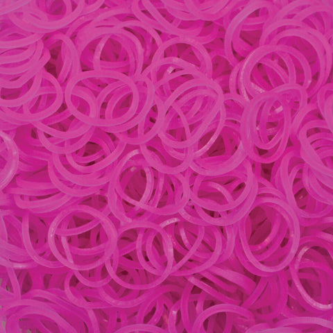 Darrahopens Home & Garden > Hobbies > Arts & Crafts 4800 LOOM BANDS Rubber Refill Kit DIY Magical Bracelet 192 S Clips 16 Hooks BULK - Plain Hot Pink