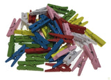 Darrahopens Home & Garden > Hobbies > Arts & Crafts 600pcs MINI WOODEN PEGS Natural Craft Baby Shower Clothes Pin Scrapbook 25mm