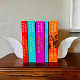 Darrahopens Home & Garden > Hobbies > Arts & Crafts Angel Wings Bookends – 3D Printed Book Holder, Fantasy & Gothic Bookshelf Decor, Fae-Inspired Gift for Book Lovers