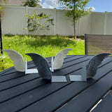Darrahopens Home & Garden > Hobbies > Arts & Crafts Angel Wings Bookends – 3D Printed Book Holder, Fantasy & Gothic Bookshelf Decor, Fae-Inspired Gift for Book Lovers