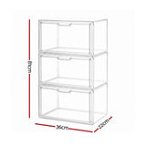 Darrahopens Home & Garden > Hobbies > Arts & Crafts Artiss Clear Acrylic Display Case 3 Pack Toy Storage Box