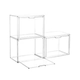 Darrahopens Home & Garden > Hobbies > Arts & Crafts Artiss Clear Acrylic Display Case 3 Pack Toy Storage Box