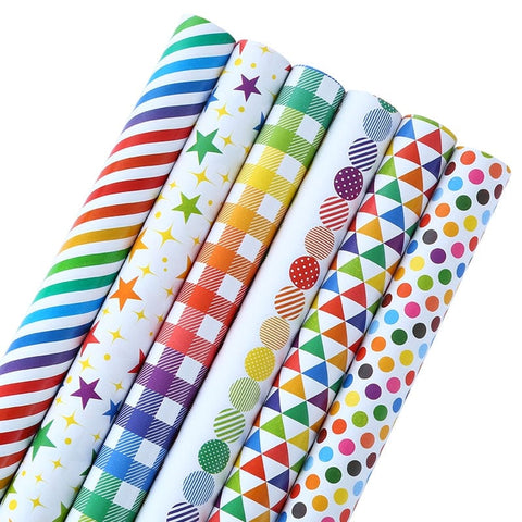 Darrahopens Home & Garden > Hobbies > Arts & Crafts bulk 50 Colourful & Bright Gift Wrap 70cmx3m 38mm Core