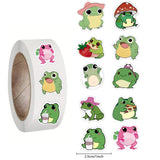 Darrahopens Home & Garden > Hobbies > Arts & Crafts Cartoon Animal Roll Stickers 500pcs Self-Adhesive Waterproof Paper, Bee Horse Dog Chicken Frog Unicorn, for Notebooks Compatible with Hefe