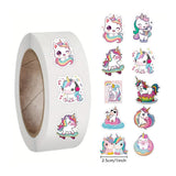 Darrahopens Home & Garden > Hobbies > Arts & Crafts Cartoon Animal Roll Stickers 500pcs Self-Adhesive Waterproof Paper, Bee Horse Dog Chicken Frog Unicorn, for Notebooks Compatible with Hefe