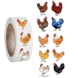 Darrahopens Home & Garden > Hobbies > Arts & Crafts Cartoon Animal Roll Stickers 500pcs Self-Adhesive Waterproof Paper, Bee Horse Dog Chicken Frog Unicorn, for Notebooks Compatible with Hefe