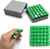 Darrahopens Home & Garden > Hobbies > Arts & Crafts Clay Letter Stamps - 3D Printed Letter Set - Polymer Clay Jewelry Making Tools - DIY Craft Supplies for Adults - Lowercase Letters + Symbol Set - 36 Spaces（Keep this product away from children）