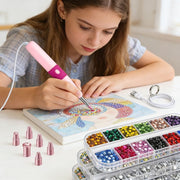 Darrahopens Home & Garden > Hobbies > Arts & Crafts Cordless Hotfix Rhinestone Applicator Bedazzler With Vacuum Pick Up Function Adjustable Heat Wand For Clothes & DIY 5 Tips And 3024 Rhinestones Craft Stationery In Australia - Darrahopens