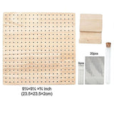 Darrahopens Home & Garden > Hobbies > Arts & Crafts Crochet Blocking Board Mat with Bar Needles for Knitting and Crocheting, Compatible with Knitting Projects