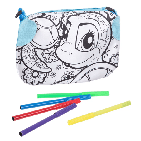 Darrahopens Home & Garden > Hobbies > Arts & Crafts DIY Funbox Colour-In Pencil Case with 4 Markers