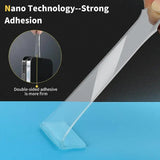 Darrahopens Home & Garden > Hobbies > Arts & Crafts Double-Sided Nano Mounting Tape Traceless Clear Adhesive Invisible Gel 2M x 20mm