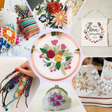 Darrahopens Home & Garden > Hobbies > Arts & Crafts Embroidery thread - Cross stitch thread for adults and beginners - 50 colours embroidery thread - for embroidery and DIY crafts - 8 metres (6 strands) multi-coloured - 50 pieces