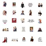 Darrahopens Home & Garden > Hobbies > Arts & Crafts Gossip Girl TV Quotes Stickers 50pcs Blair Serena Chuck Dan Scrapbook Graffiti