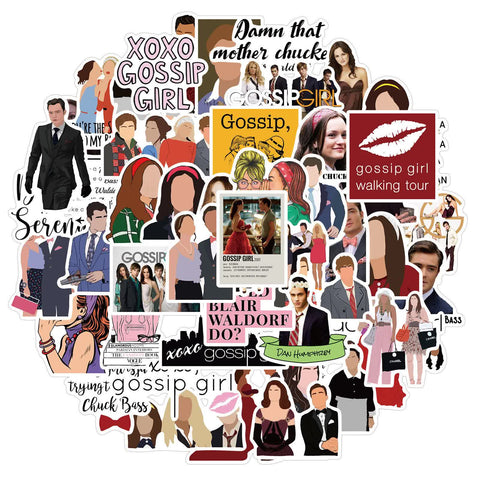 Darrahopens Home & Garden > Hobbies > Arts & Crafts Gossip Girl TV Quotes Stickers 50pcs Blair Serena Chuck Dan Scrapbook Graffiti