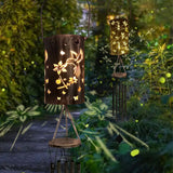 Darrahopens Home & Garden > Hobbies > Arts & Crafts Hummingbird Solar Wind Chime Lantern with Iron Art Projection Waterproof Decorative Light for Garden and Local Home Landscapes Elegant Outdoor Illumination Solution