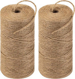 Darrahopens Home & Garden > Hobbies > Arts & Crafts Jute rope - 2 rolls - 200m per roll - Brown - Suitable for gardening, crafts, gift wrapping, wedding decorations