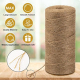 Darrahopens Home & Garden > Hobbies > Arts & Crafts Jute rope - 2 rolls - 200m per roll - Brown - Suitable for gardening, crafts, gift wrapping, wedding decorations