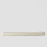 Darrahopens Home & Garden > Hobbies > Arts & Crafts Plate Rectangular 29 x 9cm Craft White Glaze
