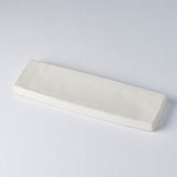 Darrahopens Home & Garden > Hobbies > Arts & Crafts Plate Rectangular 29 x 9cm Craft White Glaze