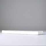 Darrahopens Home & Garden > Hobbies > Arts & Crafts Plate Rectangular 29 x 9cm Craft White Glaze