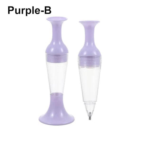 Darrahopens Home & Garden > Hobbies > Arts & Crafts Point Drill Pen Diamond Painting Tool 5D Diamond Painting Purple B[CA]