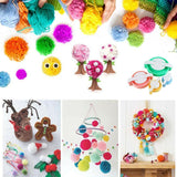 Darrahopens Home & Garden > Hobbies > Arts & Crafts Pom Pom Maker Set of 4 Sizes DIY Wool Knitting Craft Ball Making Tool
