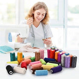 Darrahopens Home & Garden > Hobbies > Arts & Crafts Premium Sewing Thread Set 72 Pieces - 400 Meters of Sewing Machine Thread in 36 Colors - Pre-Wound Sewing Spool Set - 365 Meters per Spool - DIY - Sewing Machine - Crafts - Embroidery