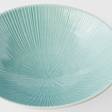 Darrahopens Home & Garden > Hobbies > Arts & Crafts Ramen Bowl 24cm Craft Aqua Glaze