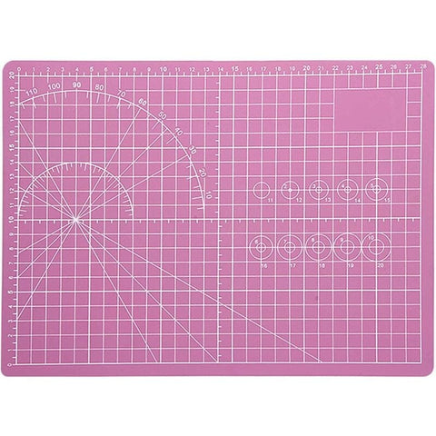 Darrahopens Home & Garden > Hobbies > Arts & Crafts Self-Healing Cutting Mat for Fabric Quilting Sewing and Scrapbooking Pink