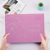 Darrahopens Home & Garden > Hobbies > Arts & Crafts Self-Healing Cutting Mat for Fabric Quilting Sewing and Scrapbooking Pink